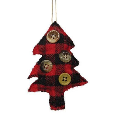 Buffalo Check Tree Ornament - The Fox Decor